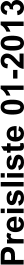 Preisliste 01-2013
